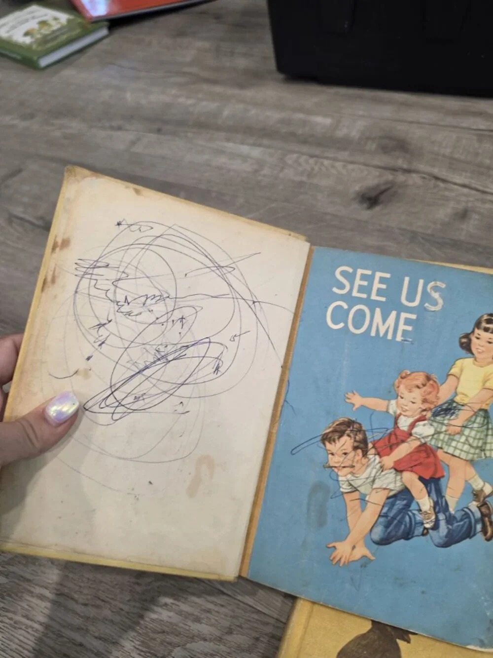 Vintage Childrens Books Lot: See Us Come Watch Me Buckys Friends
